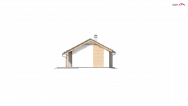 Elewacja projektu Z262 GL - 2 - wersja lustrzana
