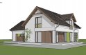 Projekt domu z poddaszem Z286 v1 - wizualizacja 2