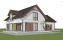 Projekt domu z poddaszem Z286 v1 - wizualizacja 2