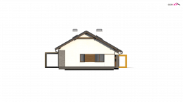 Elewacja projektu Z287 GL2 - 3 - wersja lustrzana