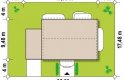 Projekt domu piętrowego Zx11 GL - usytuowanie