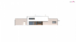 Elewacja projektu Zx34 GL2 - 3 - wersja lustrzana