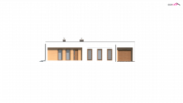Elewacja projektu Zx35 GL - 2 - wersja lustrzana