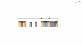 Elewacja projektu Zx35 GL - 4 - wersja lustrzana