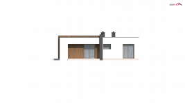 Elewacja projektu Zx49 - - 2 - wersja lustrzana