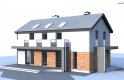 Projekt domu piętrowego Zx60 BG - wizualizacja 1