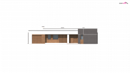 Elewacja projektu Zx102 GP - 1 - wersja lustrzana