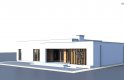 Projekt domu parterowego Zx102 GP - wizualizacja 1