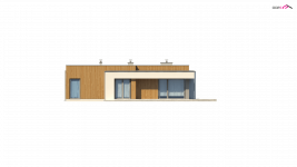 Elewacja projektu Zx103 bG - 4 - wersja lustrzana