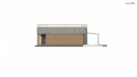 Elewacja projektu Zx115 - 2 - wersja lustrzana