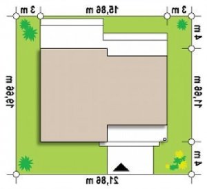 Usytuowanie budynku Zx115 w wersji lustrzanej