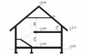 Projekt domu wielorodzinnego Meander 2 - przekrój 1