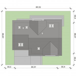 Usytuowanie budynku Nemezjusz 2 w wersji lustrzanej