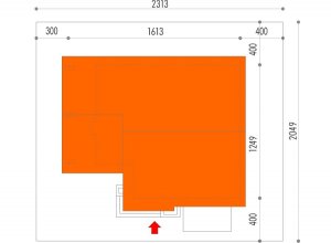 Usytuowanie budynku Maja 2G