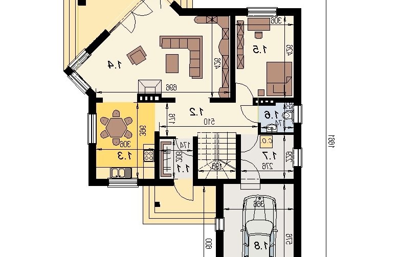 Projekt domu wielorodzinnego DJ 003 - 