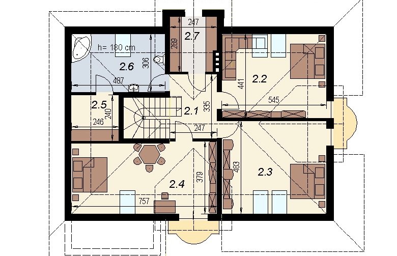 Projekt domu wielorodzinnego DJ 012 - 