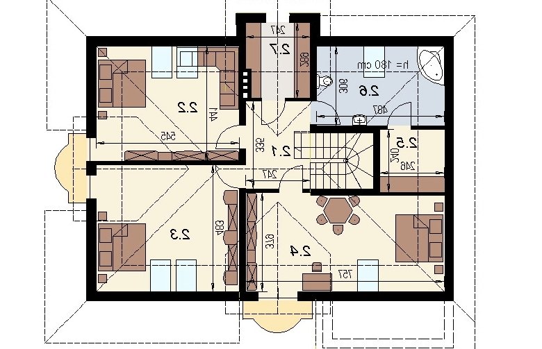 Projekt domu wielorodzinnego DJ 012 - 