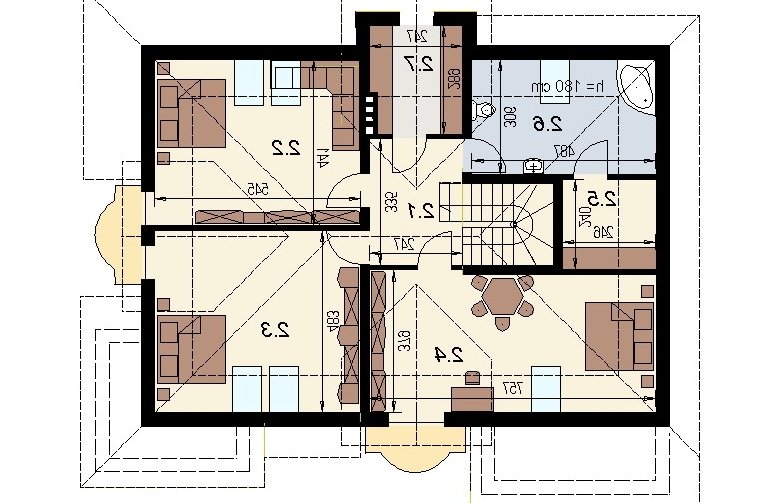 Projekt domu wielorodzinnego DJ 014 - 