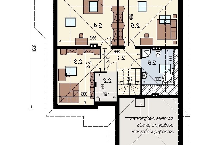 Projekt domu wielorodzinnego DJ 015 - 