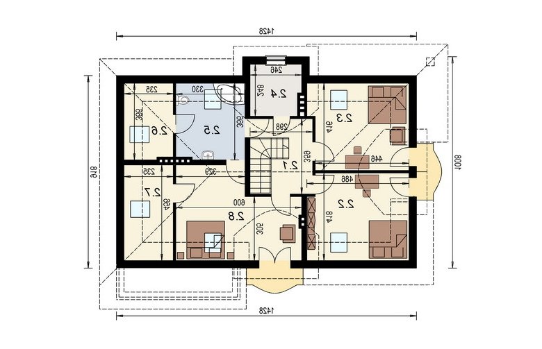 Projekt domu wielorodzinnego DJ 016 - 