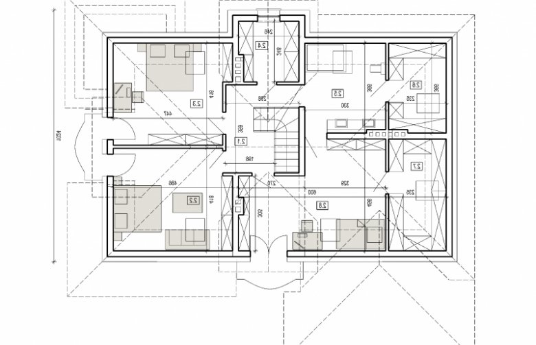 Projekt domu wielorodzinnego DJ 016a - 