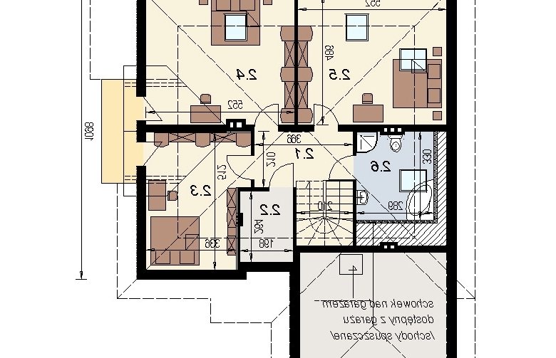 Projekt domu wielorodzinnego DJ 028 - 