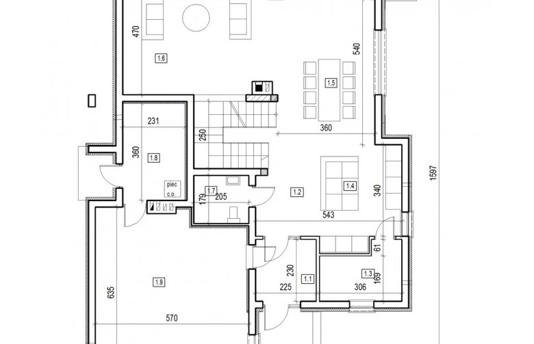 Projekt domu wielorodzinnego DJ 029 - 