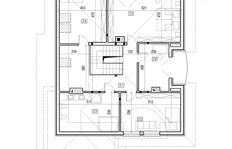 Projekt domu wielorodzinnego DJ 029 - 