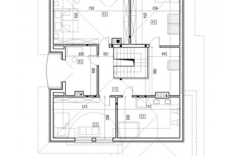 Projekt domu wielorodzinnego DJ 029 - 