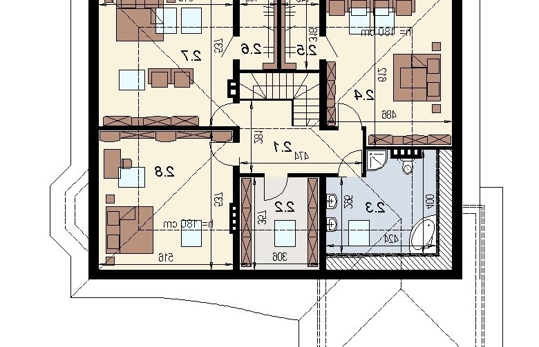 Projekt domu wielorodzinnego DJ 064 - 