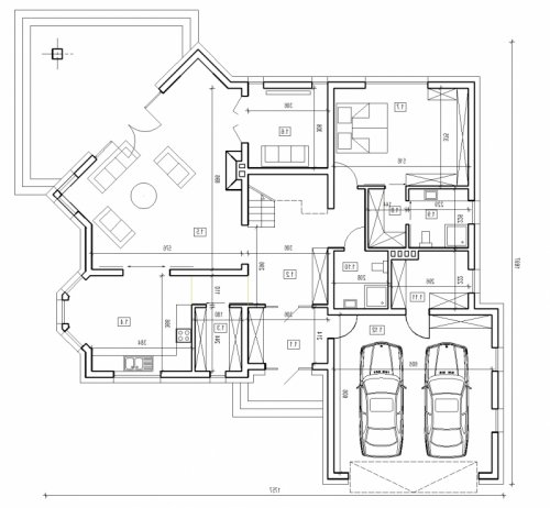 RZUT PARTERU DJ 179 ver.2 - wersja lustrzana