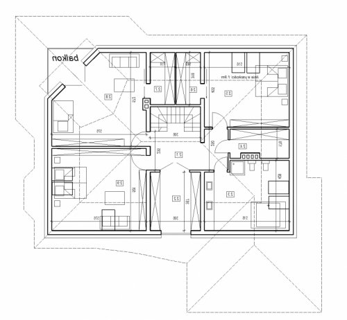 RZUT PODDASZA DJ 179 ver.2 - wersja lustrzana