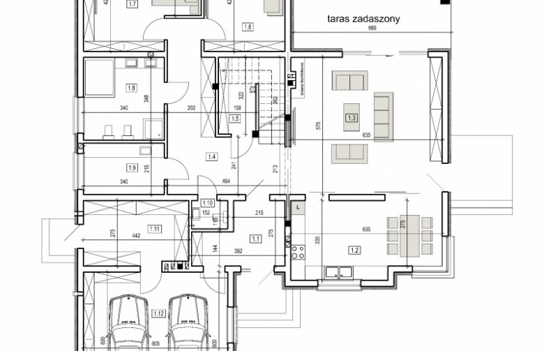 Projekt domu wielorodzinnego DJ 216 - 