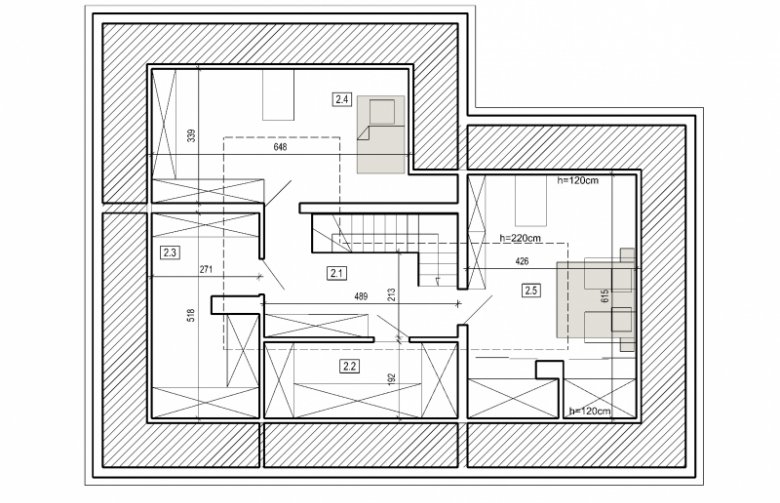 Projekt domu wielorodzinnego DJ 223 - 