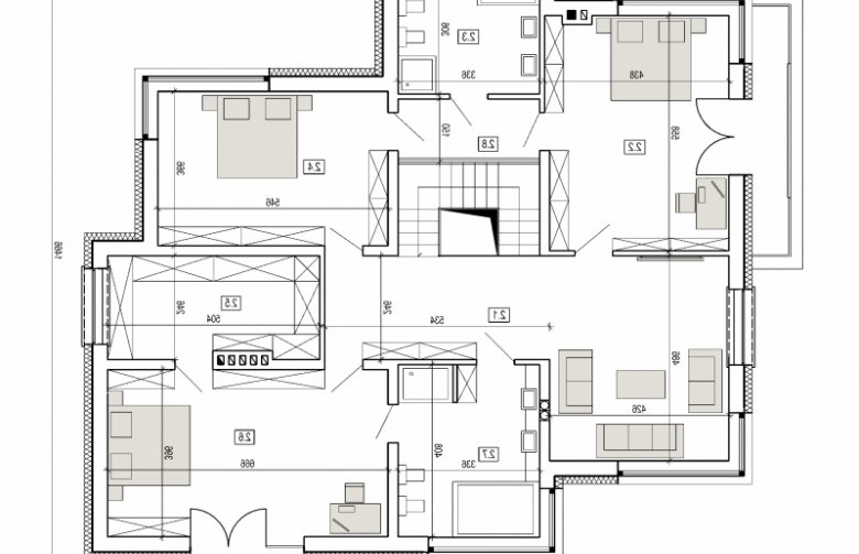 Projekt domu szkieletowego DN 004a - 