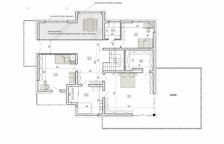 Projekt domu szkieletowego DN 007a - 