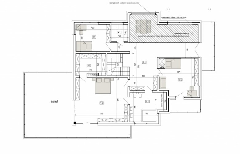 Projekt domu szkieletowego DN 007a - 