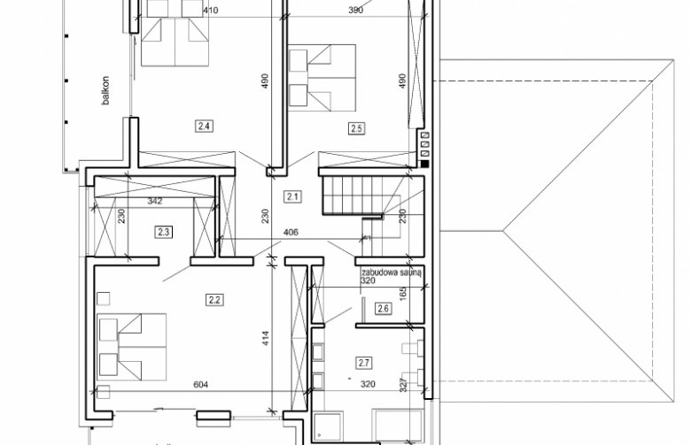 Projekt domu szkieletowego DN 015 - 