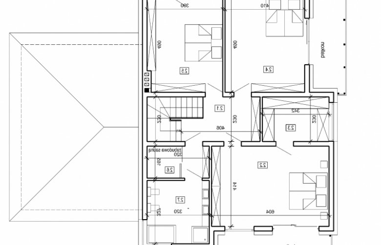 Projekt domu szkieletowego DN 015 - 