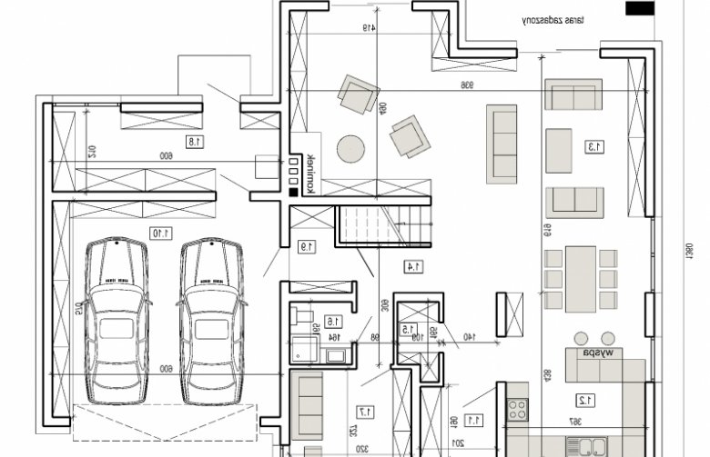 Projekt domu szkieletowego DN 015a - 