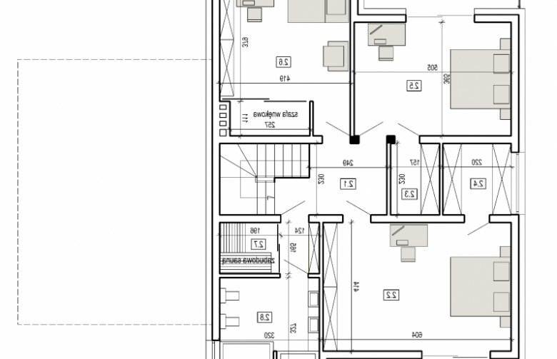 Projekt domu szkieletowego DN 015a - 