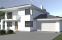 Projekt domu szkieletowego DN 015a - wizualizacja 0