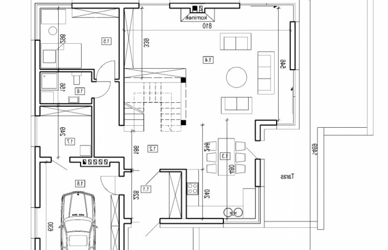 Projekt domu szkieletowego DN 021 - 