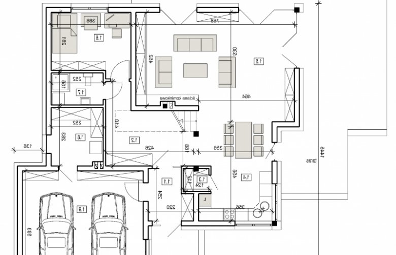 Projekt domu szkieletowego DN 023 - 