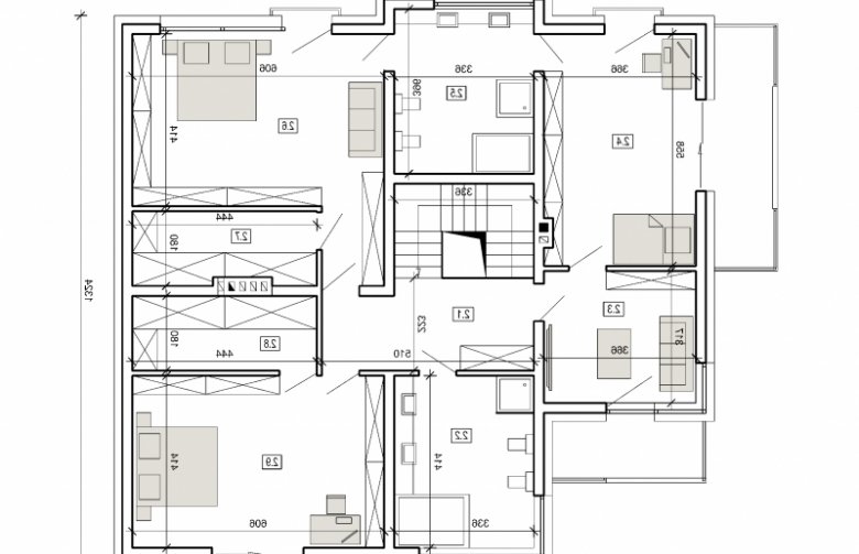 Projekt domu szkieletowego DN 030 - 