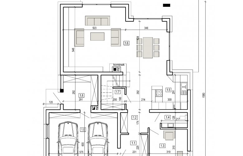 Projekt domu wielorodzinnego DN 032 - 