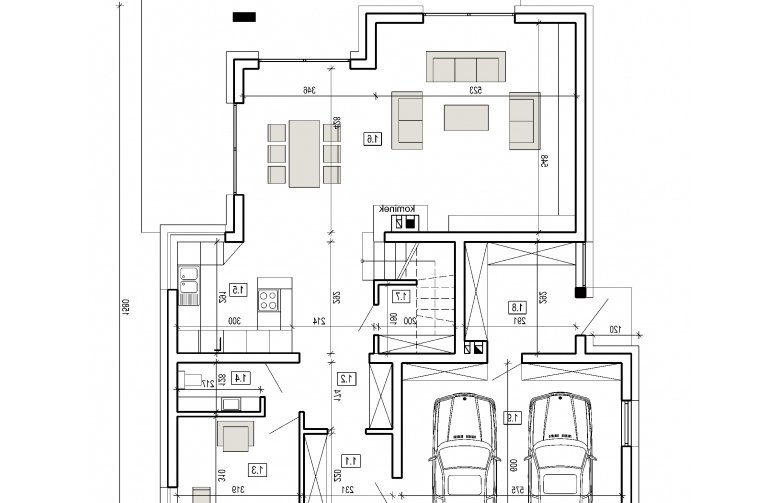 Projekt domu wielorodzinnego DN 032 - 