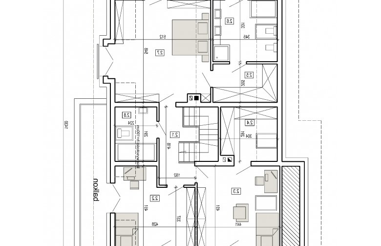 Projekt domu wielorodzinnego DN 032 - 