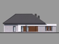 Elewacja projektu Homekoncept 26 - 1 - wersja lustrzana