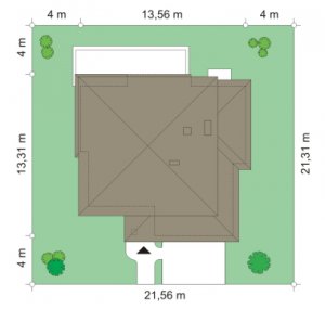 Usytuowanie budynku Szmaragd 4 (497)